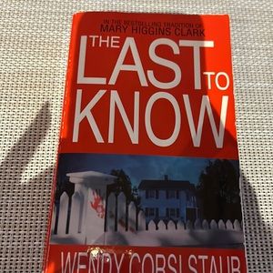 Last to Know paperback book